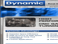 Tablet Screenshot of dynamiccnc.com